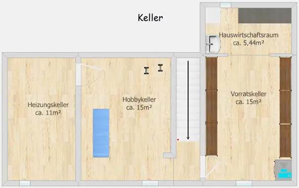 Grundriss Keller